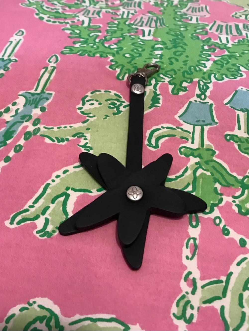 Sherpani floral keychain bag charm
